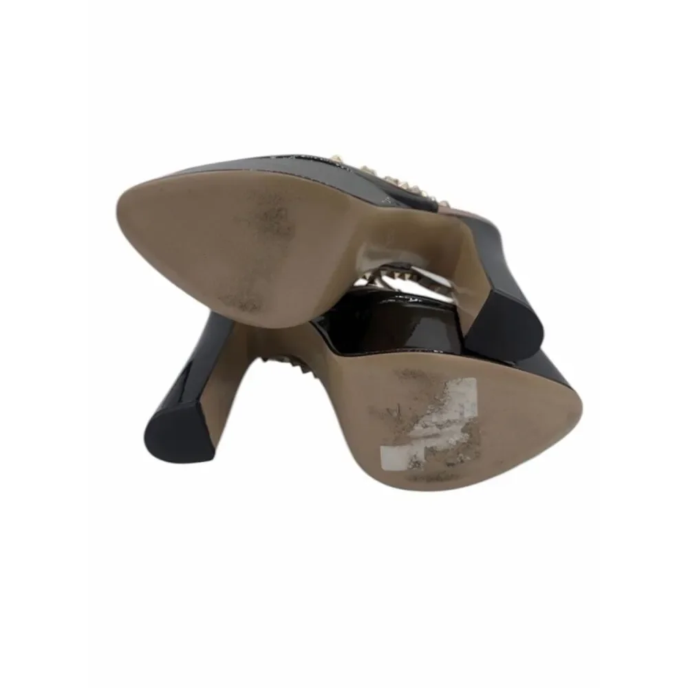 Valentino Rockstud 155 Patent Platform Pump Size 39.5/ US 9.5
